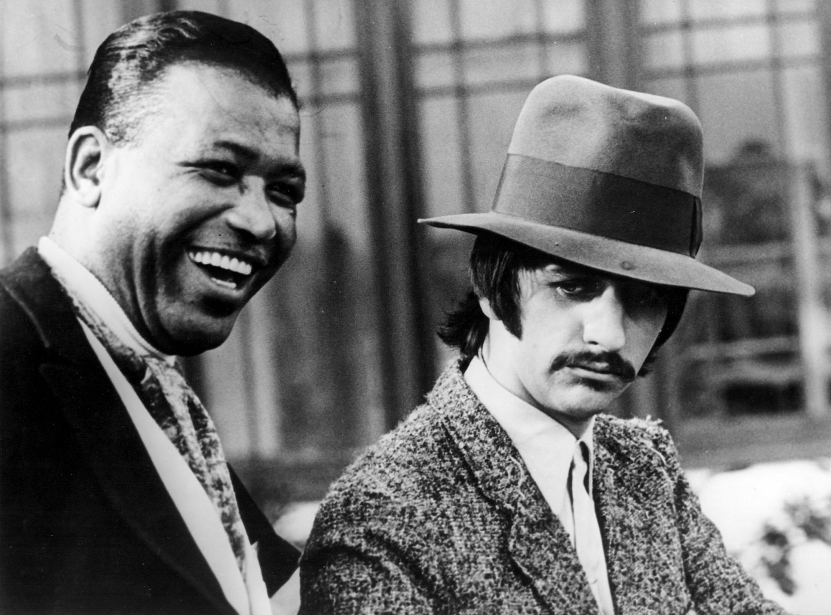1968: Sugar Ray Robinson and Ringo Starr